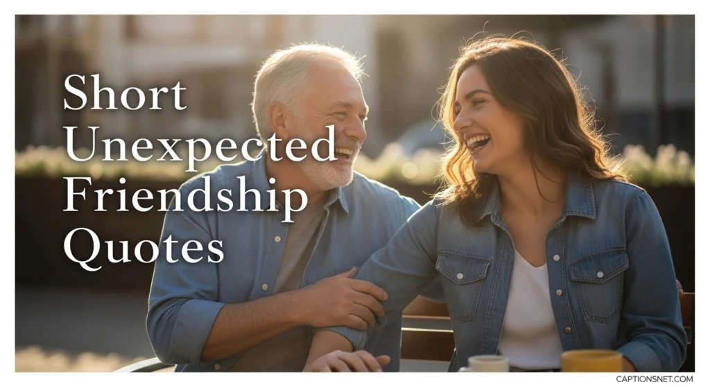 Short Unexpected Friendship Quotes