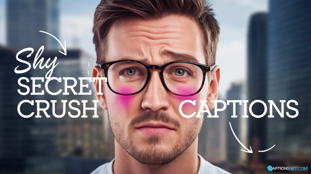 Shy Secret Crush Captions