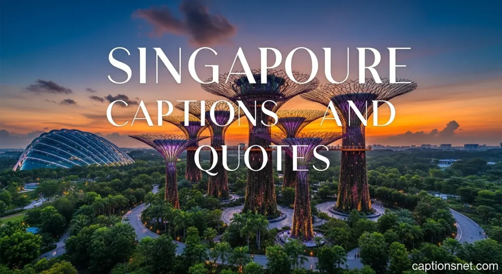 Singapore Captions and Quotes