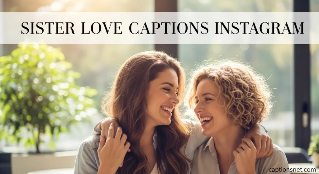 Sister Love Captions Instagram