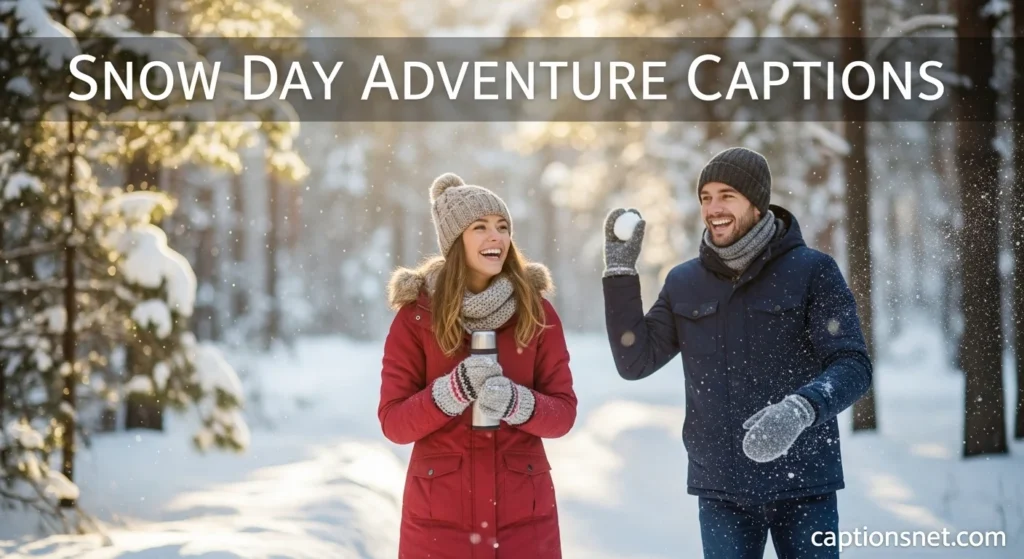 Snow Day Adventure Captions