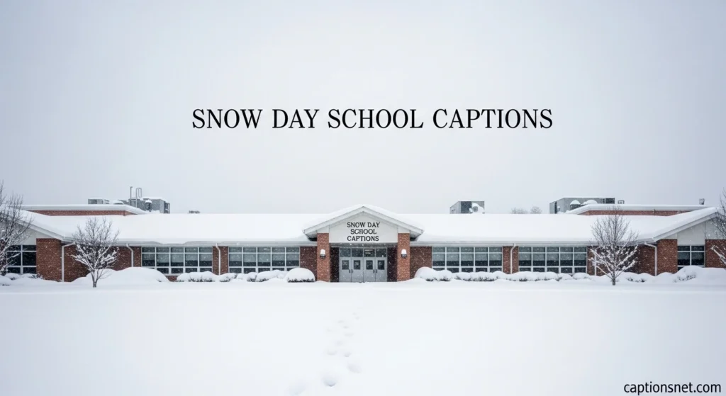 Snow Day School Captions