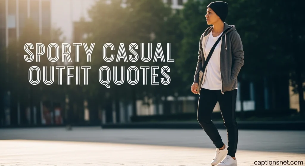 Sporty Casual Outfit Quotes