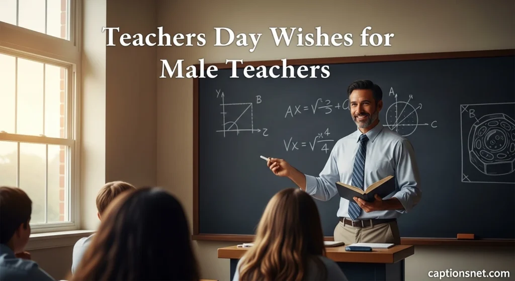 Teachers Day Wishes for Male Teachers