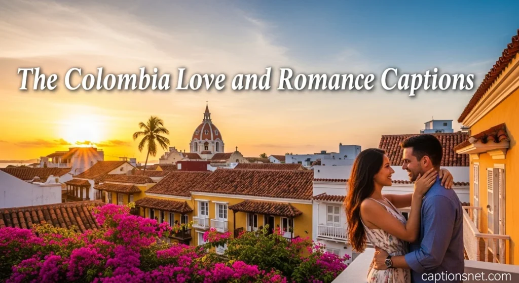 The Colombia Love and Romance Captions
