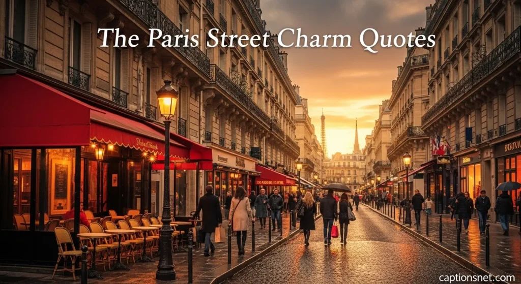 The Paris Street Charm Quotes