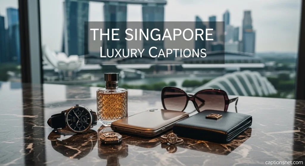 The Singapore Luxury Captions