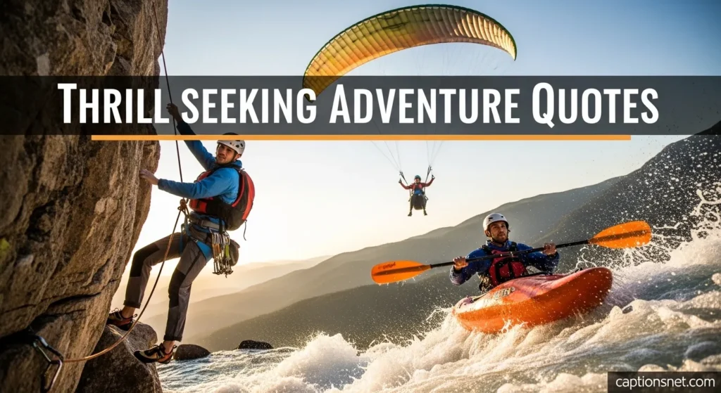 Thrill Seeking Adventure Quotes