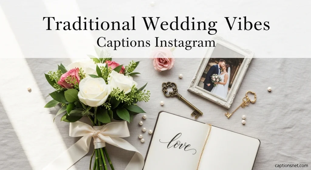 Traditional Wedding Vibes Captions Instagram