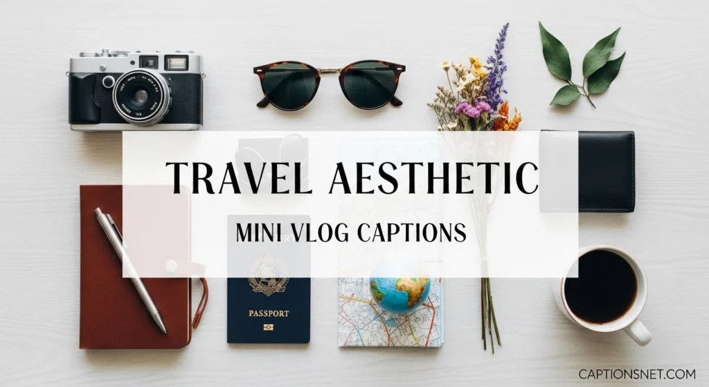 Travel Aesthetic Mini Vlog Captions