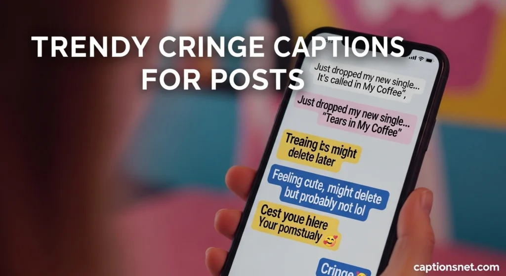Trendy Cringe Captions for Posts