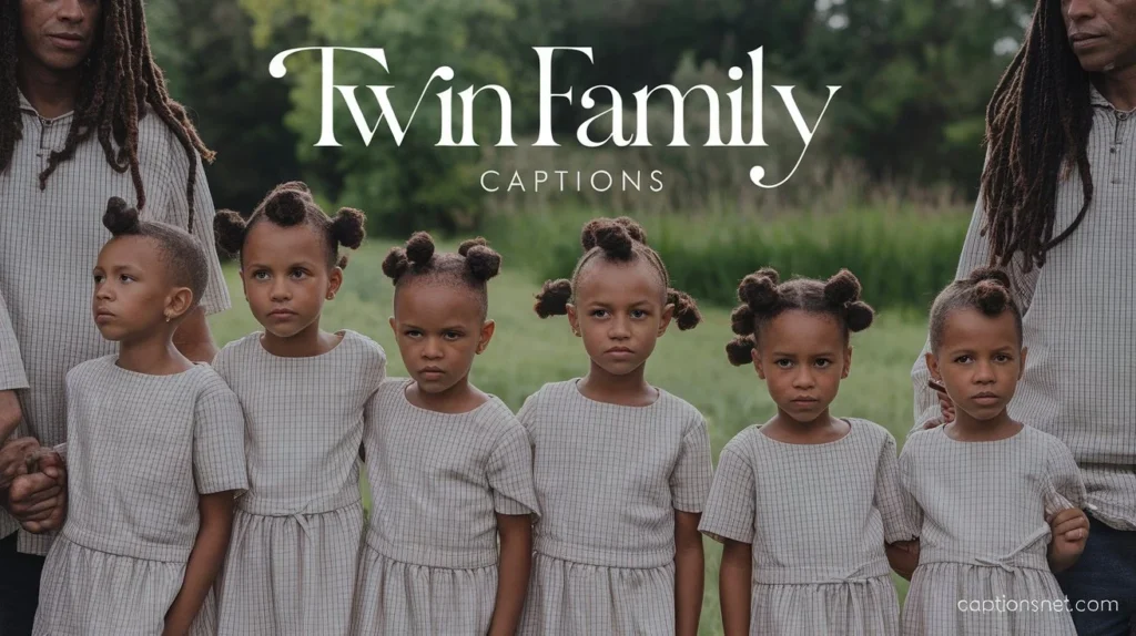 Twin Family Captions