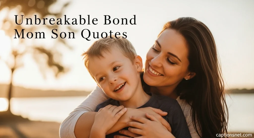 Unbreakable Bond Mom Son Quotes