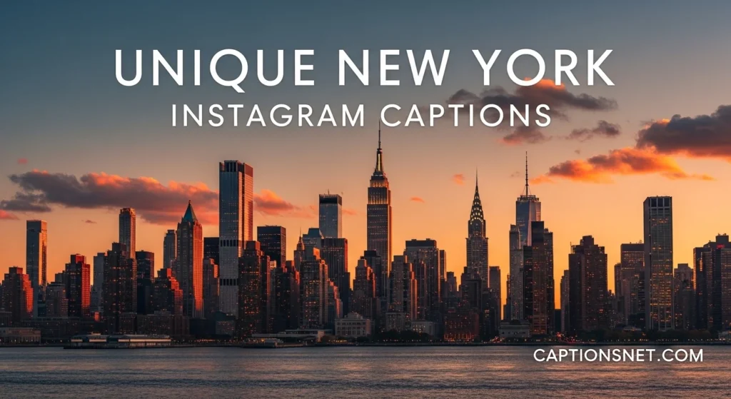 Unique New York Instagram Captions