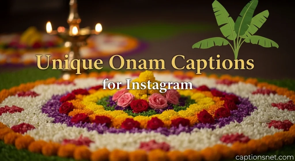 Unique Onam Captions for Instagram
