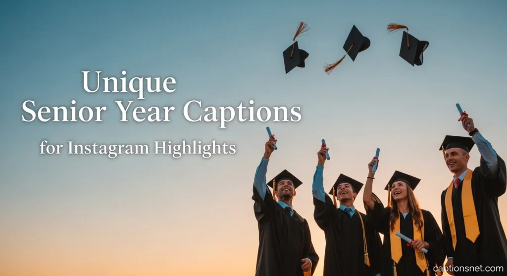 Unique Senior Year Captions for Instagram Highlights