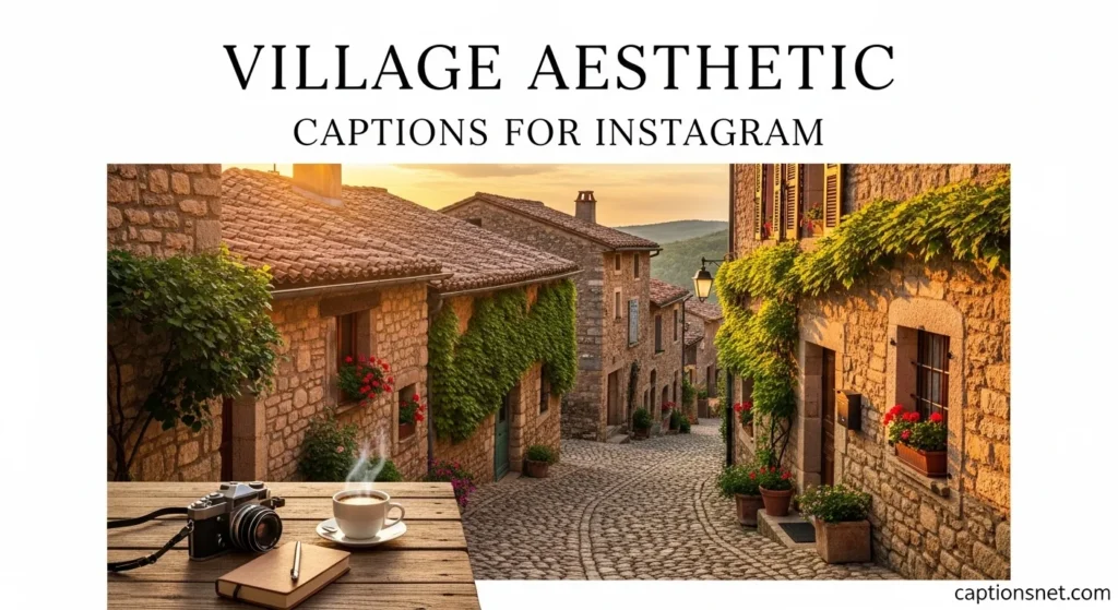 Village Aesthetic Captions for Instagram