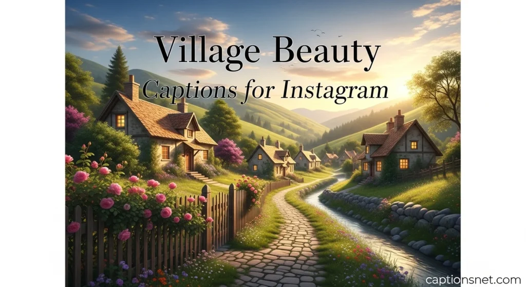 Village Beauty Captions for Instagram