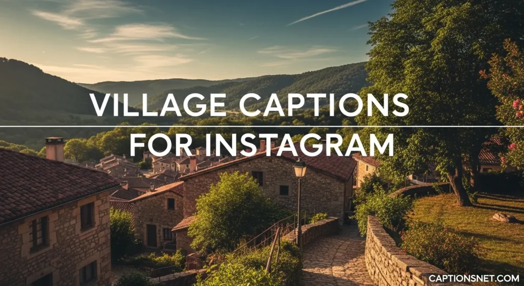 Village Captions for Instagram