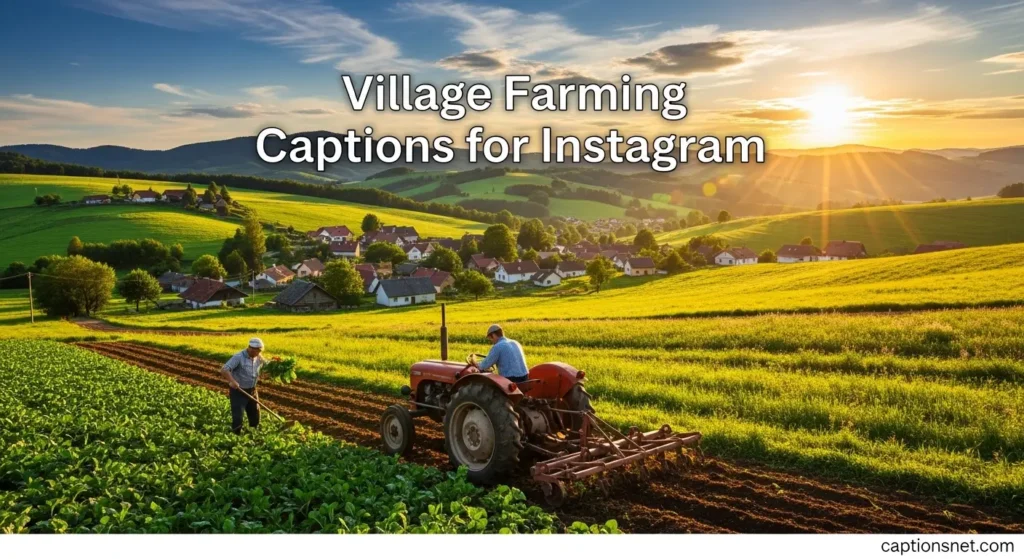 Village Farming Captions for Instagram