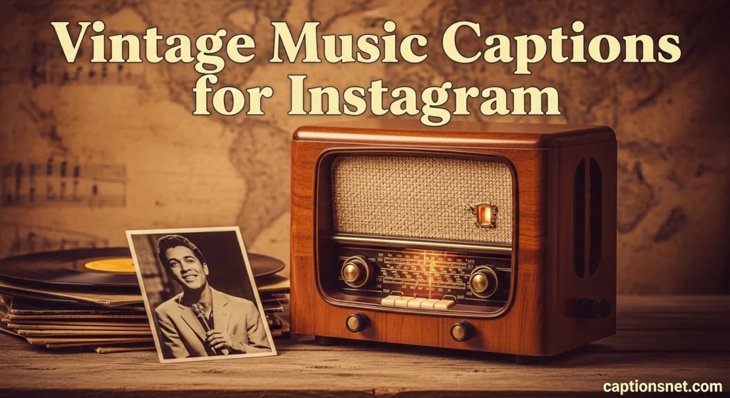 Vintage Music Captions for Instagram
