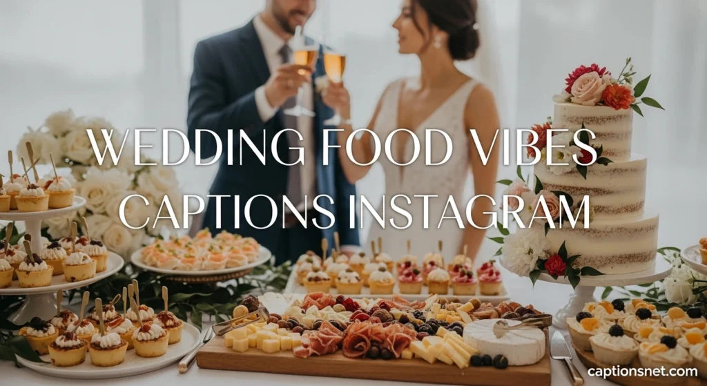 Wedding Food Vibes Captions Instagram