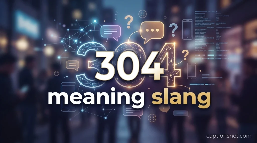 304 meaning slang