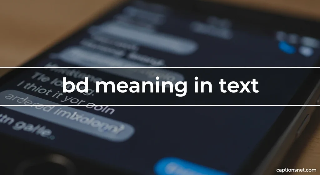 bd meaning in text