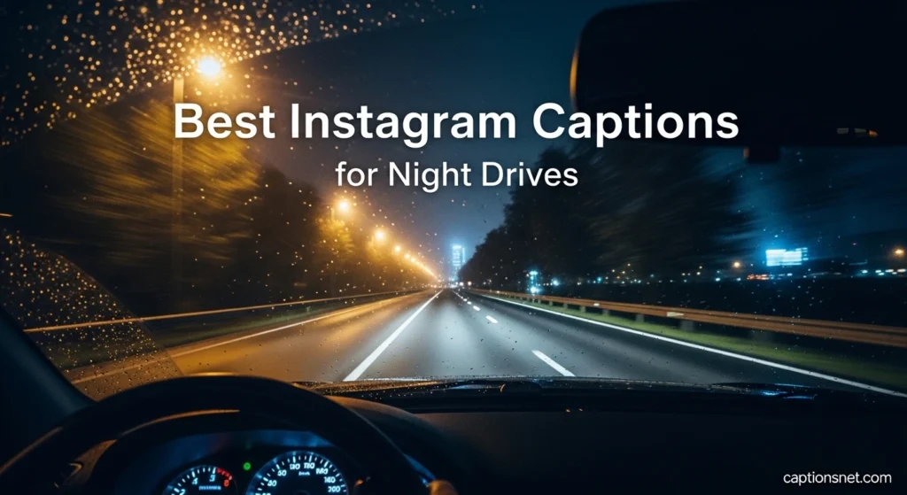 Best Instagram Captions for Night Drives