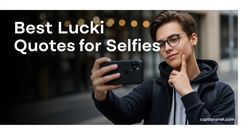 Best Lucki Quotes for Selfies