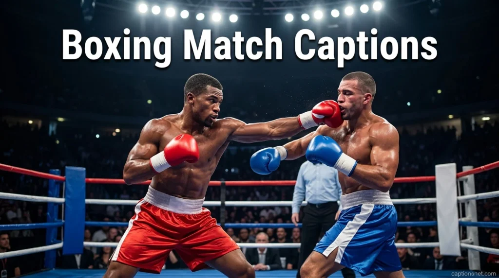Boxing Match Captions