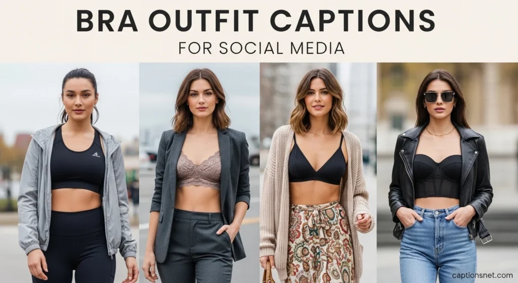 Bra Outfit Captions for Social Media