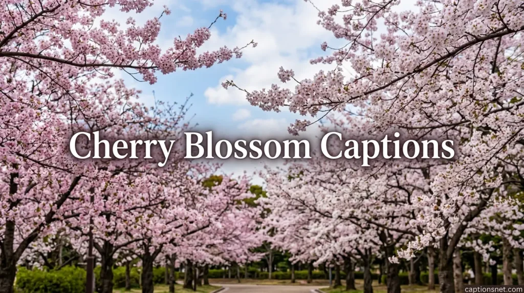 Cherry Blossom Captions