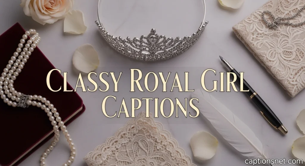 Classy Royal Girl Captions