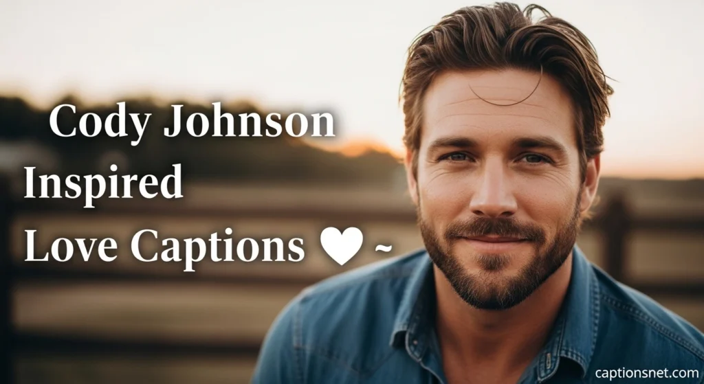 Cody Johnson Inspired Love Captions ❤️