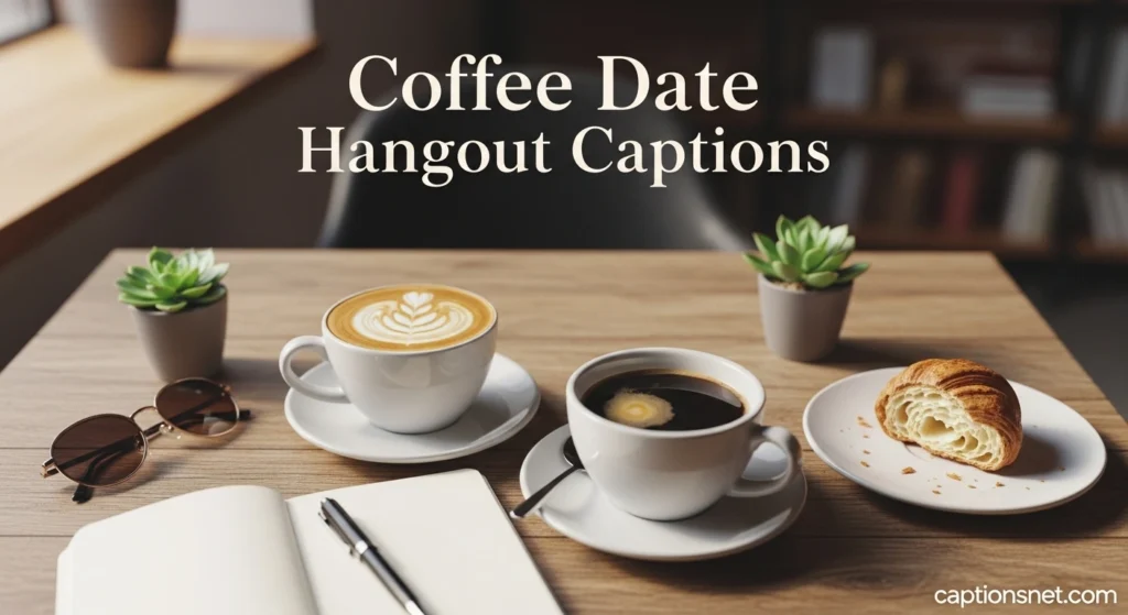  Coffee Date Hangout Captions