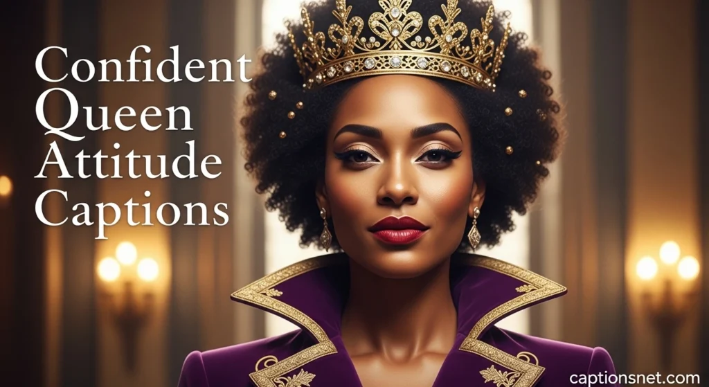 Confident Queen Attitude Captions