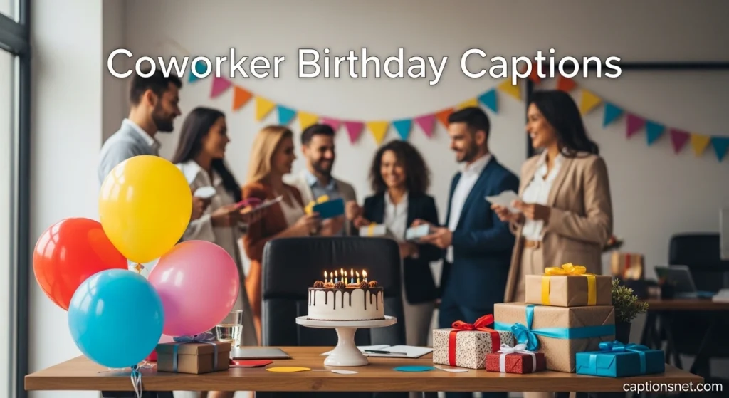 coworker birthday captions