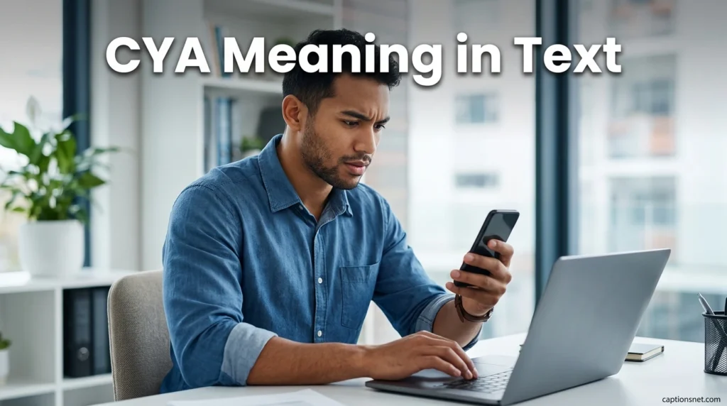 CYA Meaning in Text