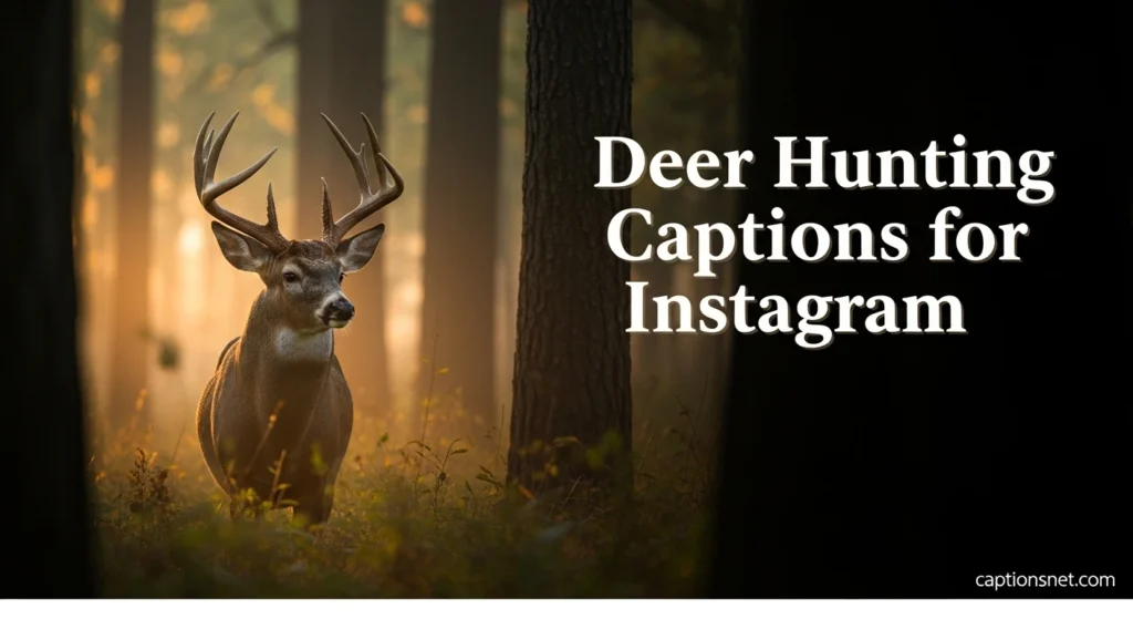 Deer Hunting Captions for Instagram