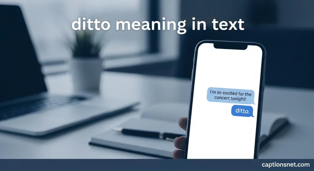 ditto meaning in text
