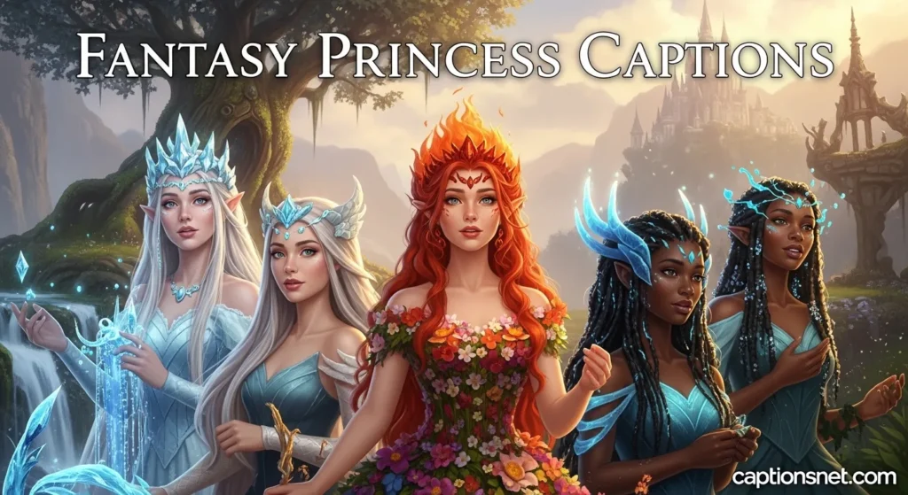 Fantasy Princess Captions