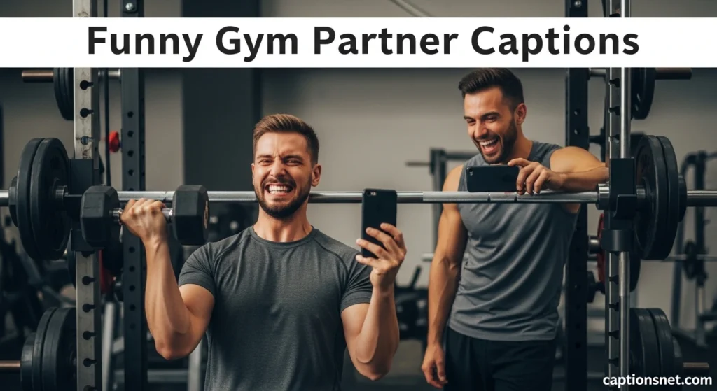 Funny Gym Partner Captions