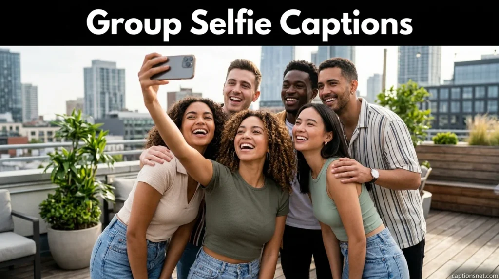 Group Selfie Captions