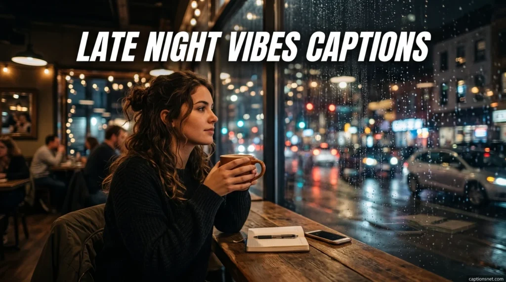 Late Night Vibes Captions