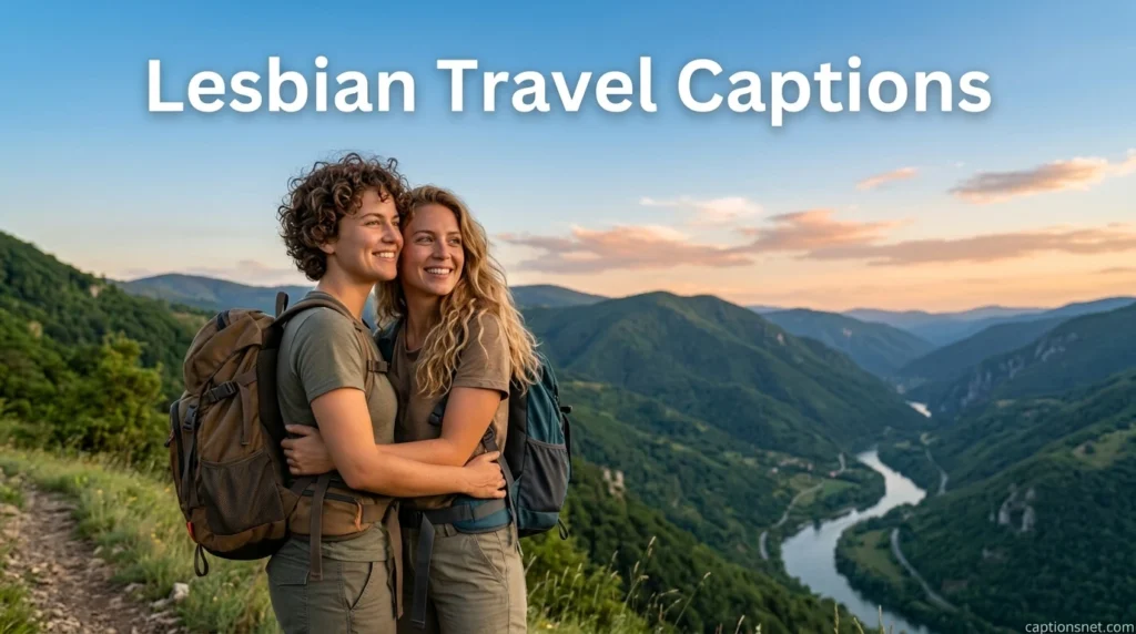 Lesbian Travel Captions