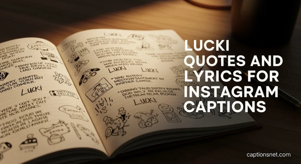 Lucki Quotes and Lyrics for Instagram Captions