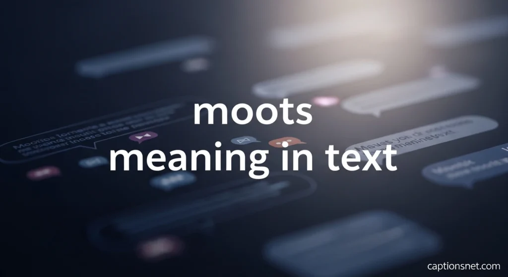 moots meaning in text