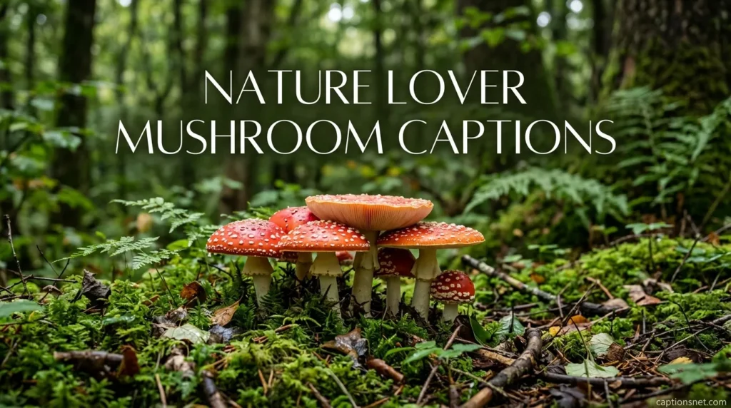 Nature Lover Mushroom Captions