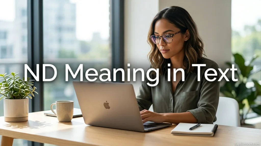 ND Meaning in Text